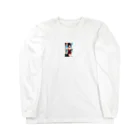 Makoto_Kawano Designのちょっぴりセクシーな女の子 Long Sleeve T-Shirt