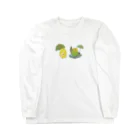 yuuwa sachi の雨あがりの虹インコたち Long Sleeve T-Shirt