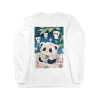 天乃鯱のパンダケーキ1 Long Sleeve T-Shirt