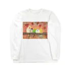 yuuwa sachi の紅葉とインコたち Long Sleeve T-Shirt