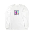 ワンダーワールド・ワンストップの懐かしい90年代のコンピューター④ Long Sleeve T-Shirt