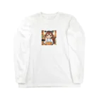 jukeのかわいいお料理アート！ Long Sleeve T-Shirt