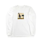 ほっこりグッズBASEのキリンさん Long Sleeve T-Shirt