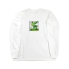 Andyモリの緑のモンスター Long Sleeve T-Shirt