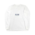 AY-28の日付グッズ　6/18バージョン Long Sleeve T-Shirt