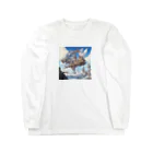 SetsunaAIの空に浮かぶ島のファンタジーグッズ Long Sleeve T-Shirt