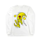 B-catのそんなバナナ　つるっとすべる Long Sleeve T-Shirt