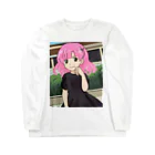 ワンダーワールド・ワンストップのピンク髪の少女③ Long Sleeve T-Shirt