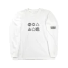 トッパー家の馬券記号大好きバックプリントVer Long Sleeve T-Shirt