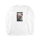 Makoto_Kawano Designの悪そうなのにカワイイ猫ちゃん Long Sleeve T-Shirt