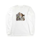 "ねこの手"グッズのツインズフェイス Long Sleeve T-Shirt