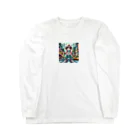 active-msk2のバッドアスファンキーモンキー Long Sleeve T-Shirt