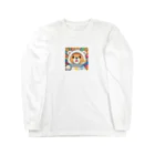 maloneyの被りものクマちゃん Long Sleeve T-Shirt