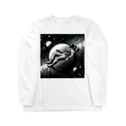 seiya_CosmicPioneerの宇宙の浮遊 Long Sleeve T-Shirt