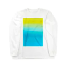 color me color worldのすいへいせん ロングスリーブTシャツ