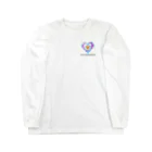 XIN地球369ショップのXIN地球ツインイルカLOVE♡ Long Sleeve T-Shirt