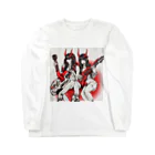 HELLOの赤デビル女ダ・ゾーン Long Sleeve T-Shirt