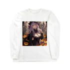 ５６アイテムズのハロウィン魔女 Long Sleeve T-Shirt