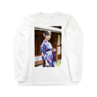 AmeJapanのai美女×浴衣 Long Sleeve T-Shirt