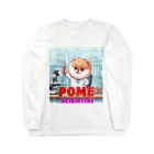 Pom-Dog'sのポメサイエンティスト Long Sleeve T-Shirt