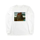 名画館のブリューゲル「バベルの塔②」　ピーテル・ブリューゲルの絵画【名画】 Long Sleeve T-Shirt