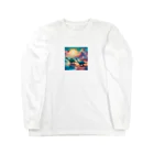 ranranの海辺の2匹の恐竜くん Long Sleeve T-Shirt