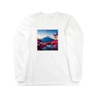 P.H.C（pink house candy）の富士山と紅葉、そして湖のグッズ Long Sleeve T-Shirt