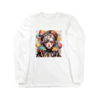 Jake-Hokkaido のJK-005 Pierrot girl ロングスリーブTシャツ