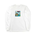 G7のショップの 幻想の浮遊アイランド コレクション（Fantastical Levitating Islands Collection） ロングスリーブTシャツ