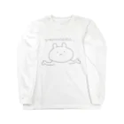 格言クマのおかねだけはわたしをうらぎらない。 Long Sleeve T-Shirt