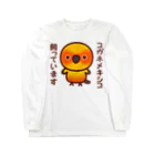 いんこ屋堂のコガネメキシコ飼っています Long Sleeve T-Shirt