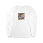 D-JOYのcolorful "sakana" ロングスリーブTシャツ