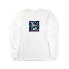 usinikuの宇宙に浮かぶ惑星 Long Sleeve T-Shirt