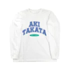 あにむず~Anim'z~@広島発けもの系VTuberの自治体 古着スウェット風　AKITAKATA イエロー Long Sleeve T-Shirt