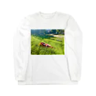 化けわらじ工房のおひるね化けわらじ Long Sleeve T-Shirt