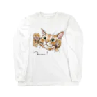 みきぞーん｜保護猫 ミッキー画伯と肉球とおともだちのmau Long Sleeve T-Shirt