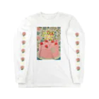 Etoile et GriotteのMERRY CHERRY CAKE ロングスリーブTシャツ