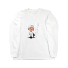 百色眼鏡の野球少年 Long Sleeve T-Shirt