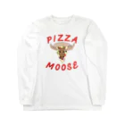 奇声のPIZZA MOOSE ロングスリーブTシャツ