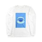 きのうの雑貨店の喫茶店の青い紅茶 Long Sleeve T-Shirt