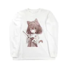 yudu910のネコ耳弓道部 Long Sleeve T-Shirt