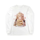 Crook-Aaronのゆるふわパンケーキちゃん Long Sleeve T-Shirt