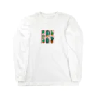 pain08のサボテンくん Long Sleeve T-Shirt