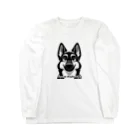 いきもの戯画のかわいいジャーマンシェパード Long Sleeve T-Shirt