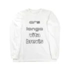 ars longa vita brevis のars longa vita brevis ロングスリーブTシャツ