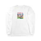 自然の非日常の走るフェレット Long Sleeve T-Shirt