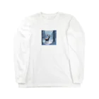 うねうねキャッチのクリスマスのトナカイ Long Sleeve T-Shirt