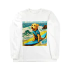 ハッピー・ディライト・ストアの波乗りDog Long Sleeve T-Shirt