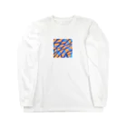 理系大学院生の出力のティールオレンジ Long Sleeve T-Shirt