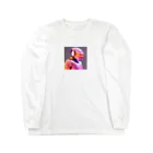 茉莉花の近未来の戦闘員ロボット Long Sleeve T-Shirt